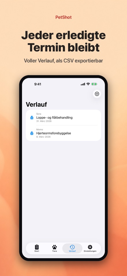 PetShot: Impftermin Erinnerung 6