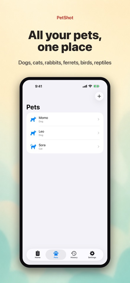PetShot: Pet Vaccine Reminder 2