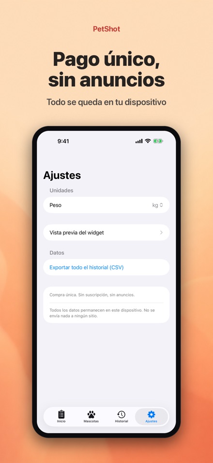 PetShot: Recordatorio Vacuna 10