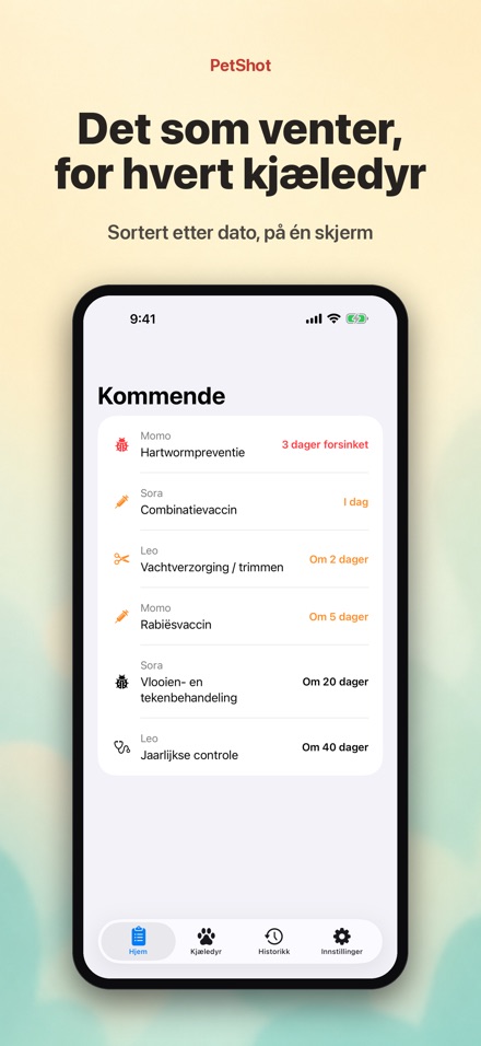 PetShot: Vaksine Påminnelse