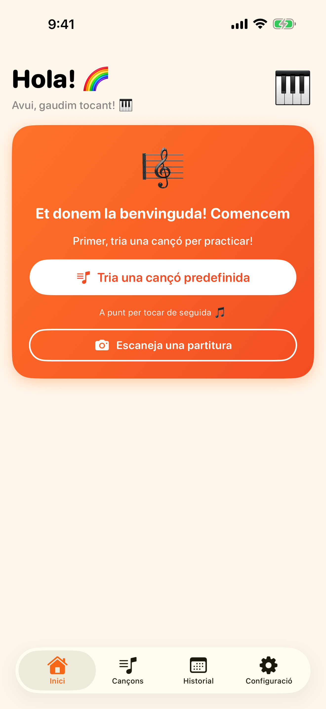 Fàcil de començar, des del primer dia
