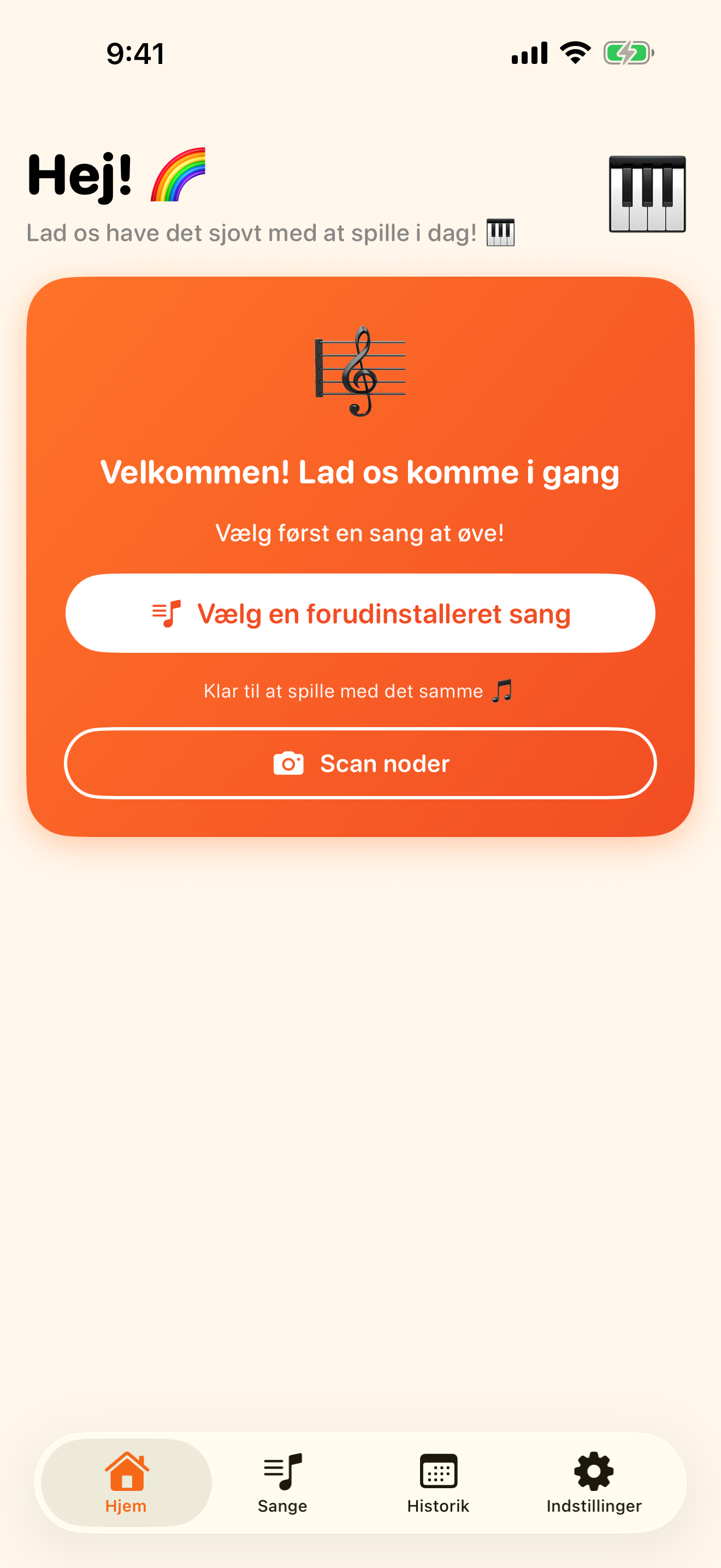 Nemt at komme i gang, fra allerførste dag