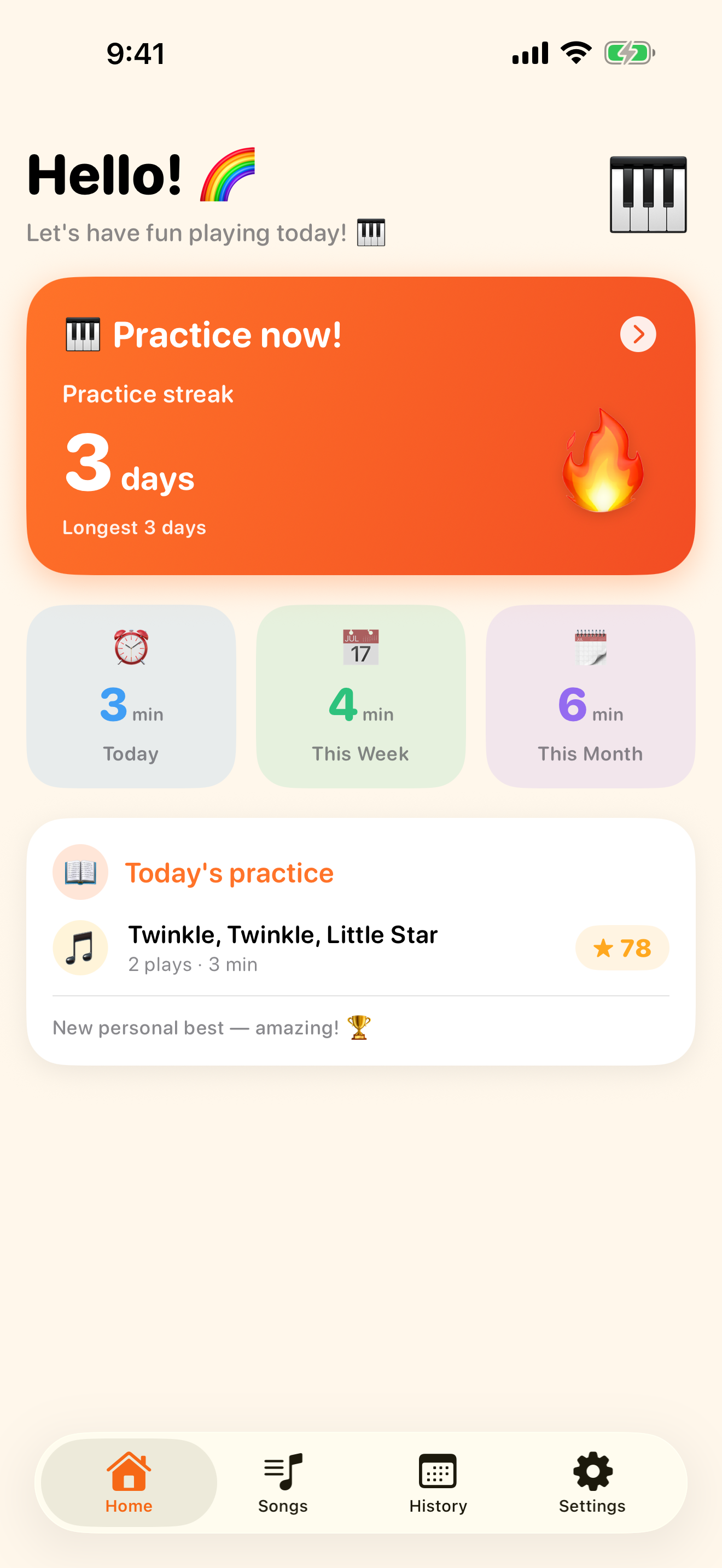 The piano practice app you'll open every day