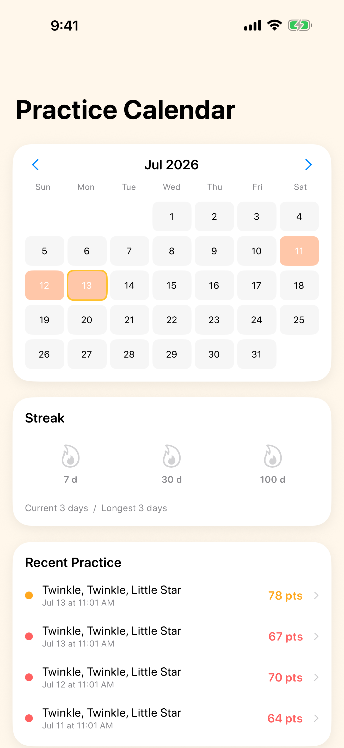 See your progress