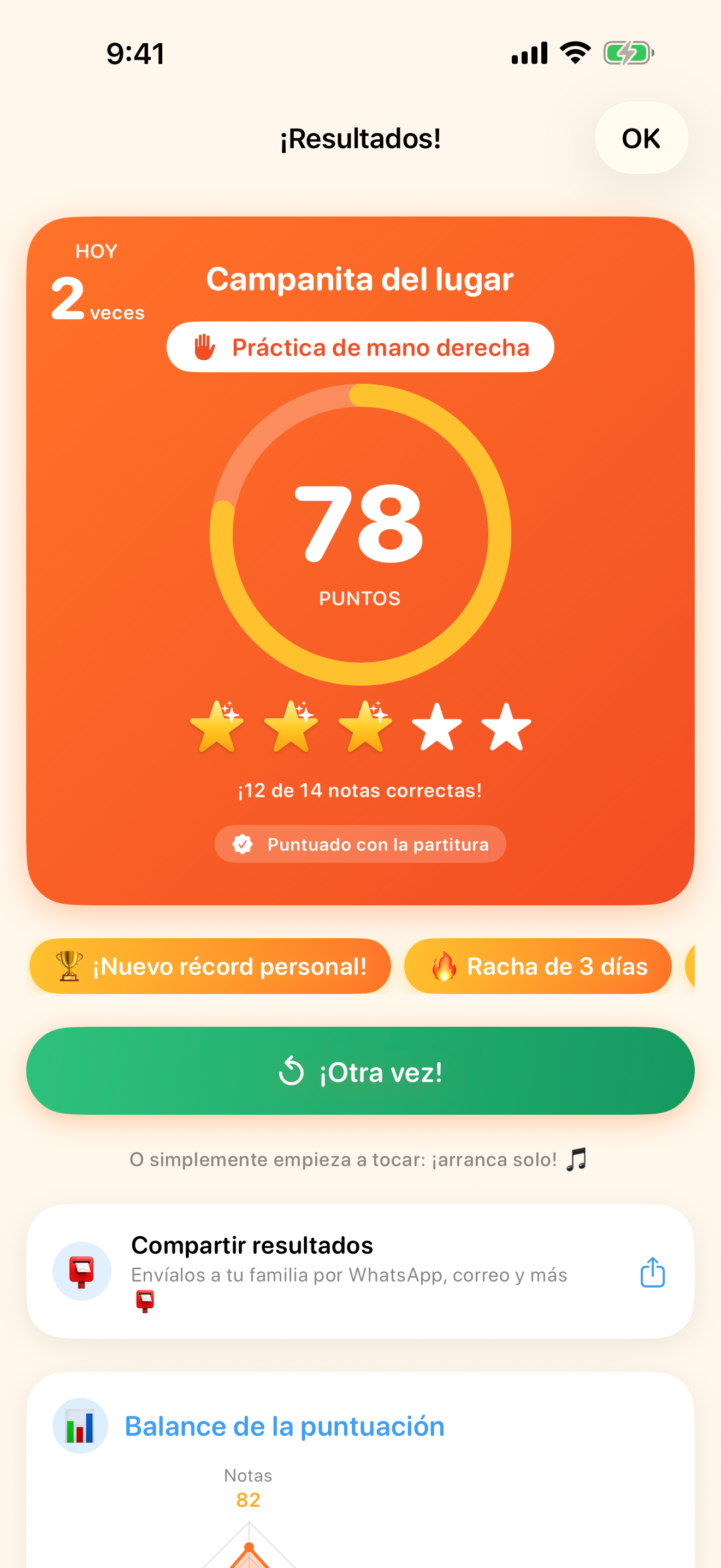 La IA puntúa tu interpretación
