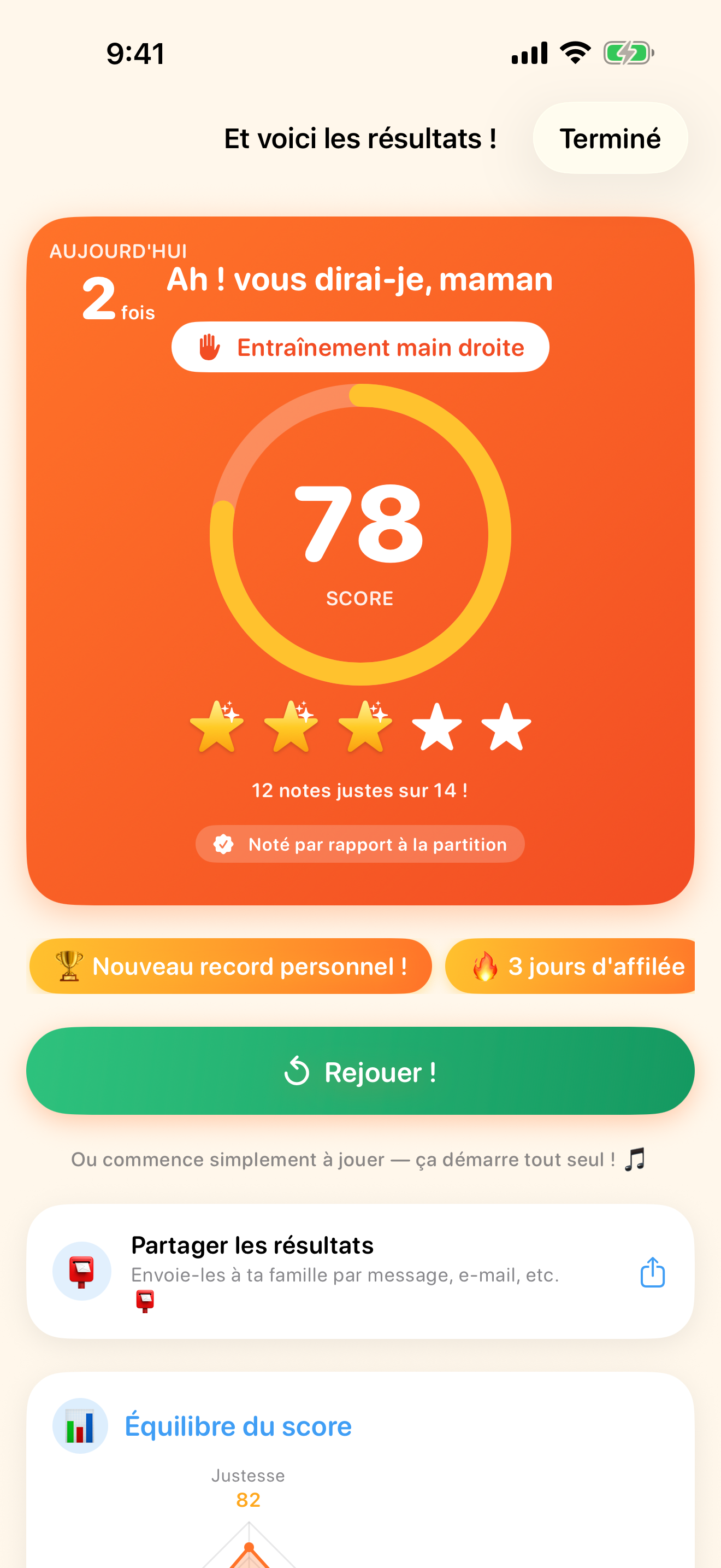 L'IA note votre interprétation