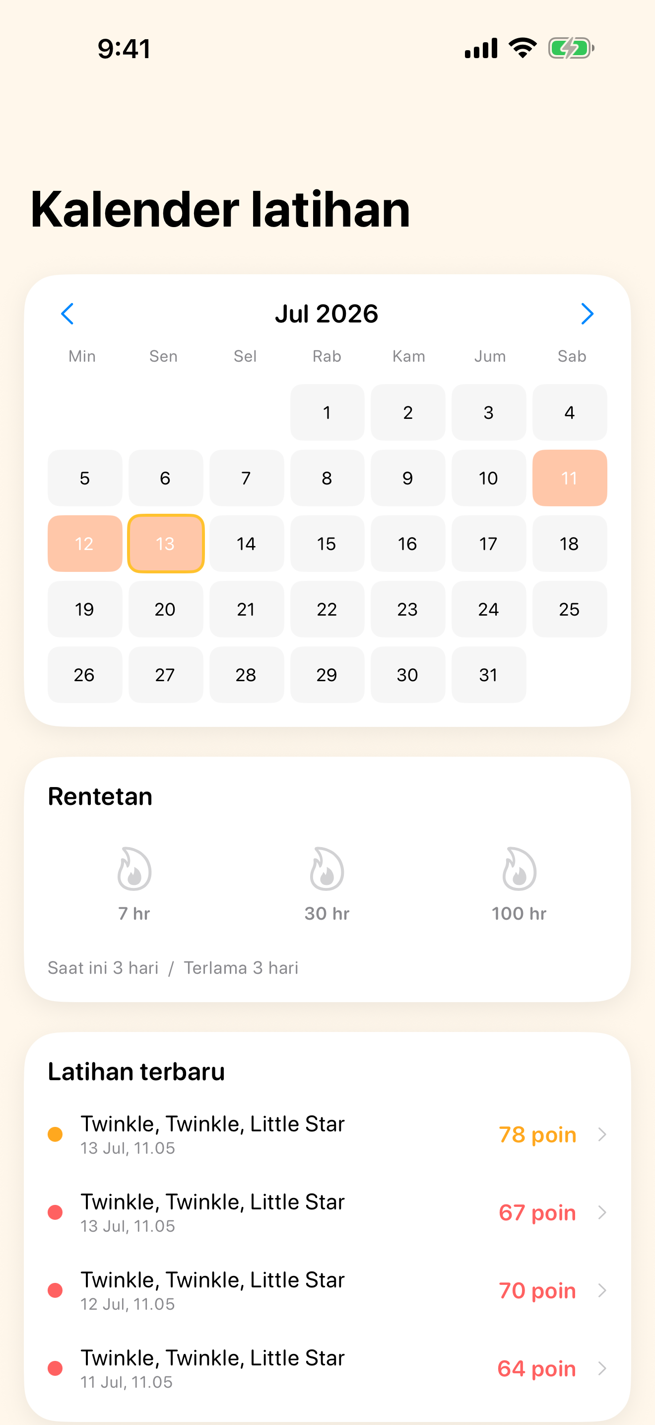 Lihat kemajuanmu
