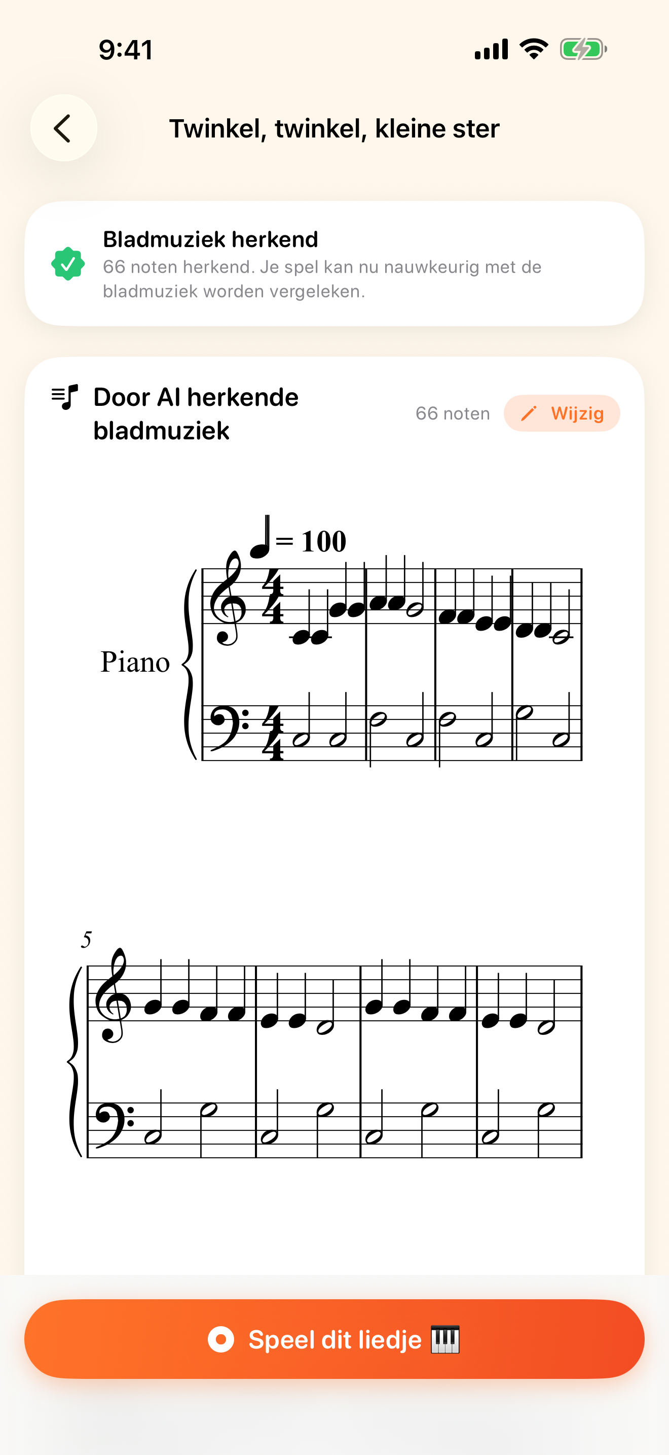 Scan papieren bladmuziek met je camera