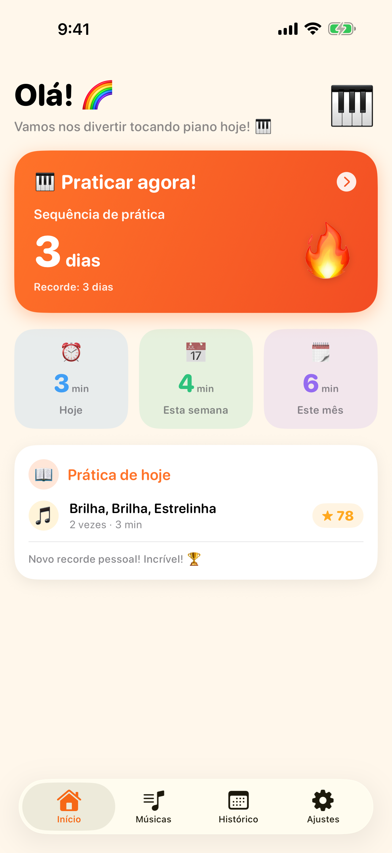O app de piano que você vai abrir todo dia