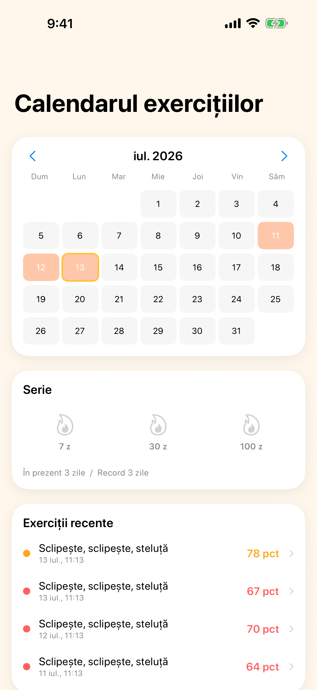 Vezi-ți progresul