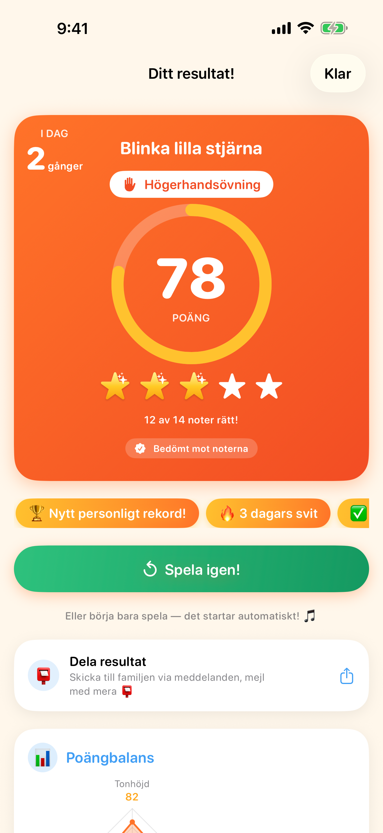 AI:n bedömer ditt spel