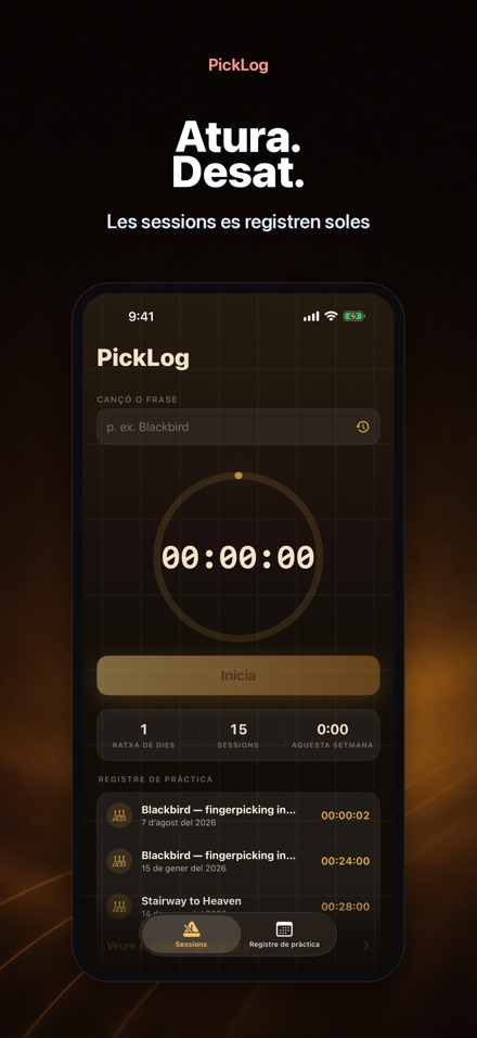 PickLog: Cronòmetre Guitarra 7