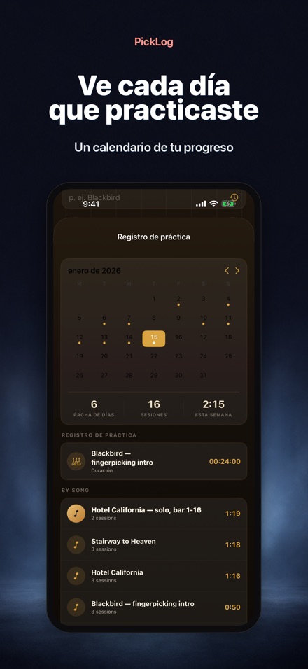 PickLog: Timer de Guitarra 3