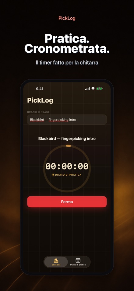 PickLog: Timer Chitarra