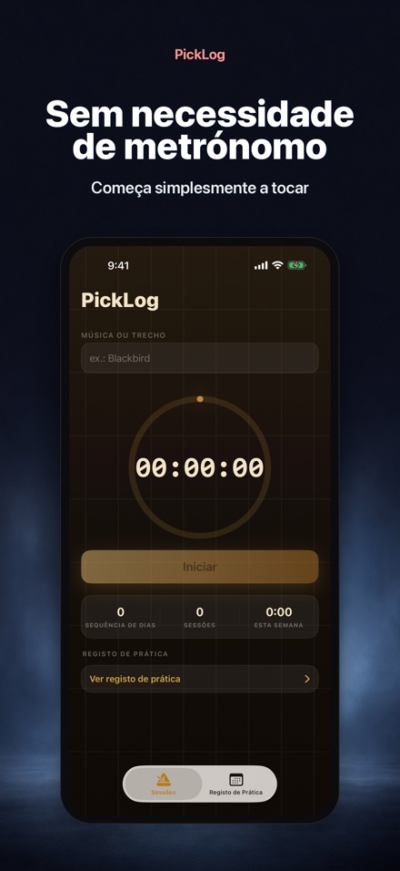 PickLog: Timer de Guitarra 6