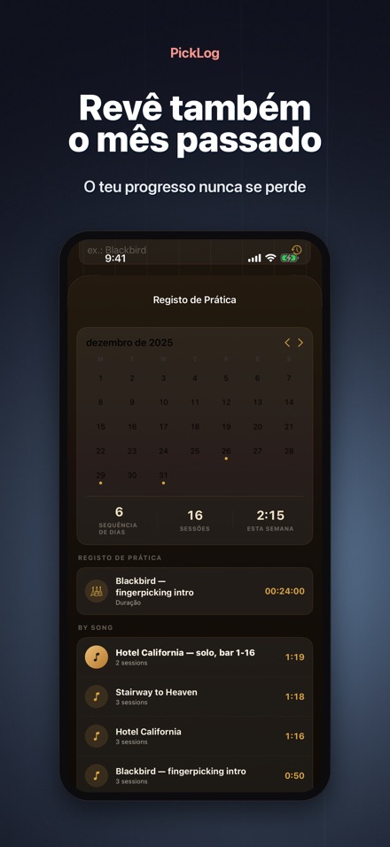 PickLog: Timer de Guitarra 10