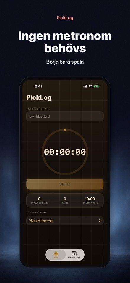PickLog: Gitarrövnings-timer 6