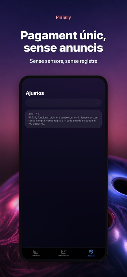PinTally: Puntuació Bitlles 10