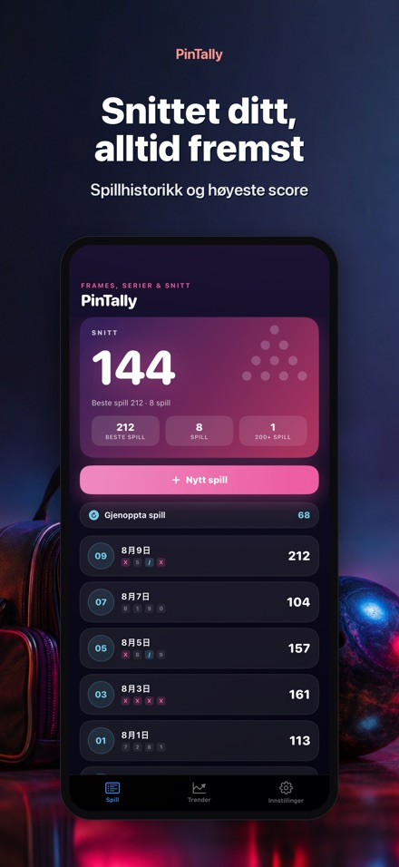 PinTally: Bowlingpoengbok 4