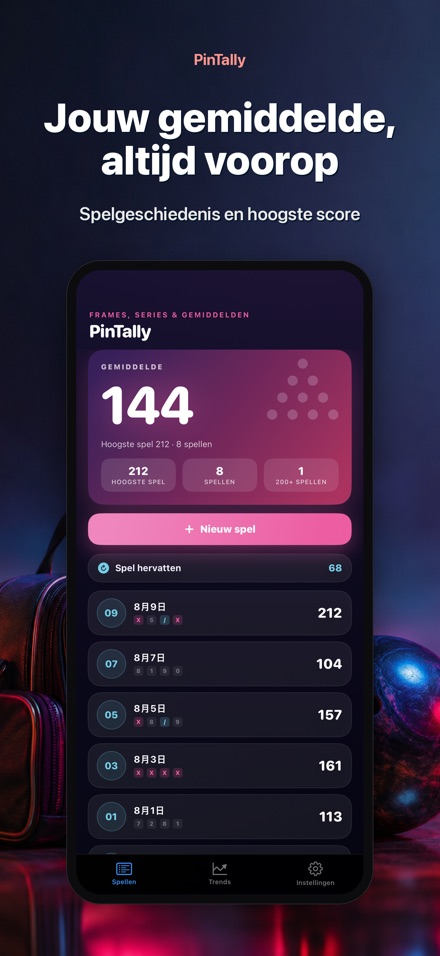 PinTally: Bowling Scorelog 4