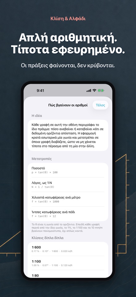 Κλίση & Αλφάδι 9