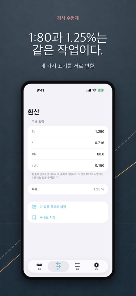 경사 수평계 기울기 구배 측정 4