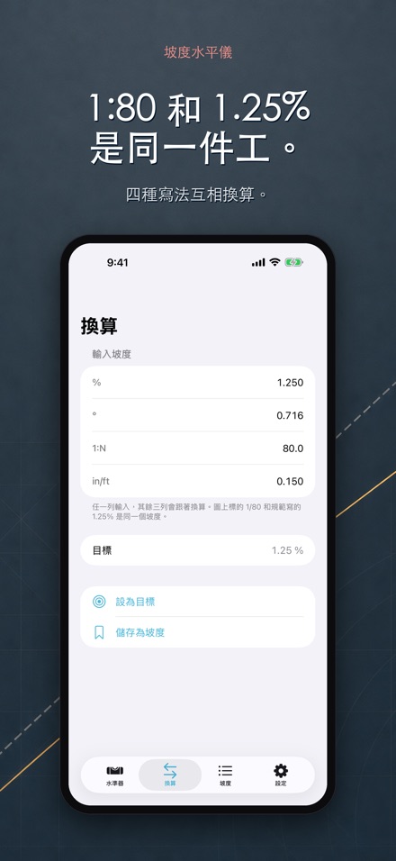 坡度水平儀 洩水坡度傾角尺 4