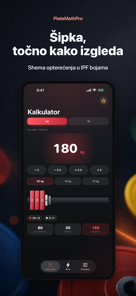 PlateMathPro: Utezi izračun 2