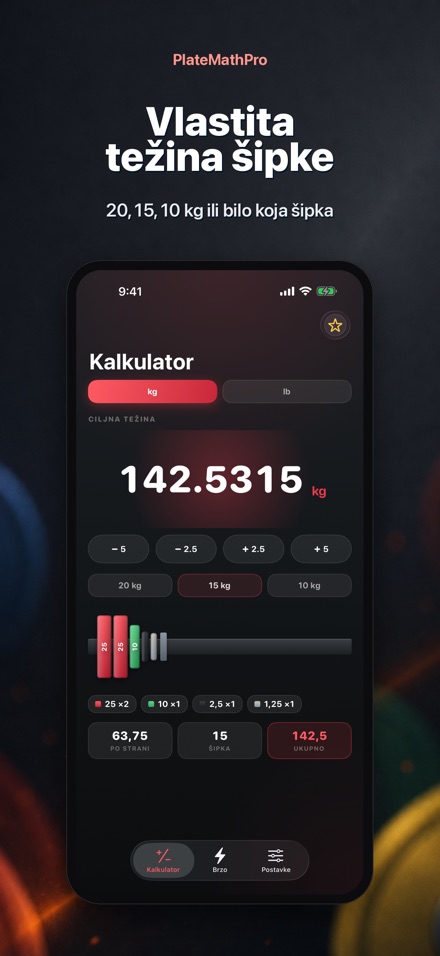 PlateMathPro: Utezi izračun 9