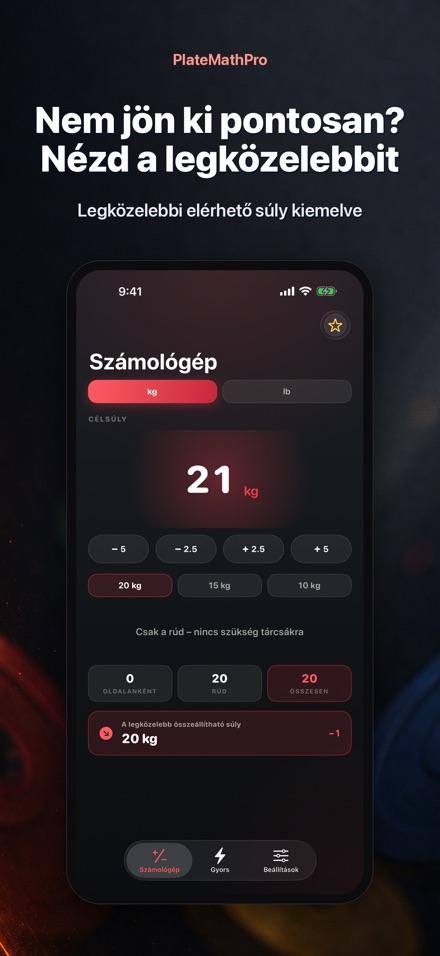 PlateMathPro: Súlytárcsa 4