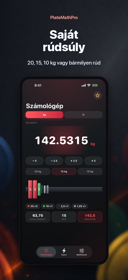 PlateMathPro: Súlytárcsa 9