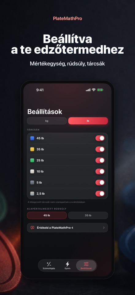 PlateMathPro: Súlytárcsa 10