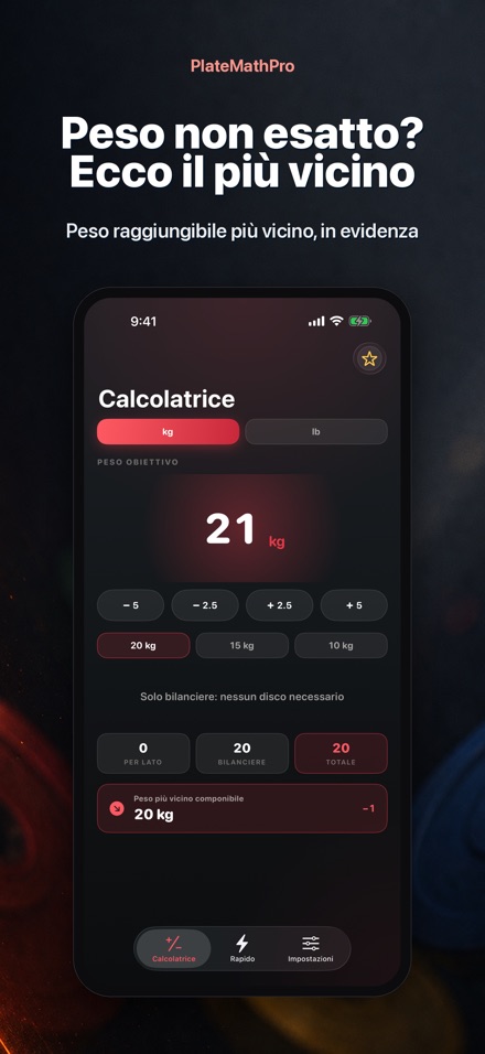 PlateMathPro: Calcolo dischi 4