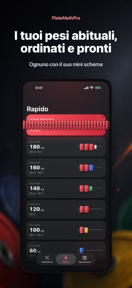 PlateMathPro: Calcolo dischi 5
