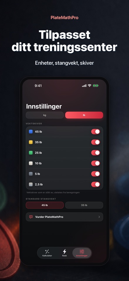 PlateMathPro: Vektskiver 10
