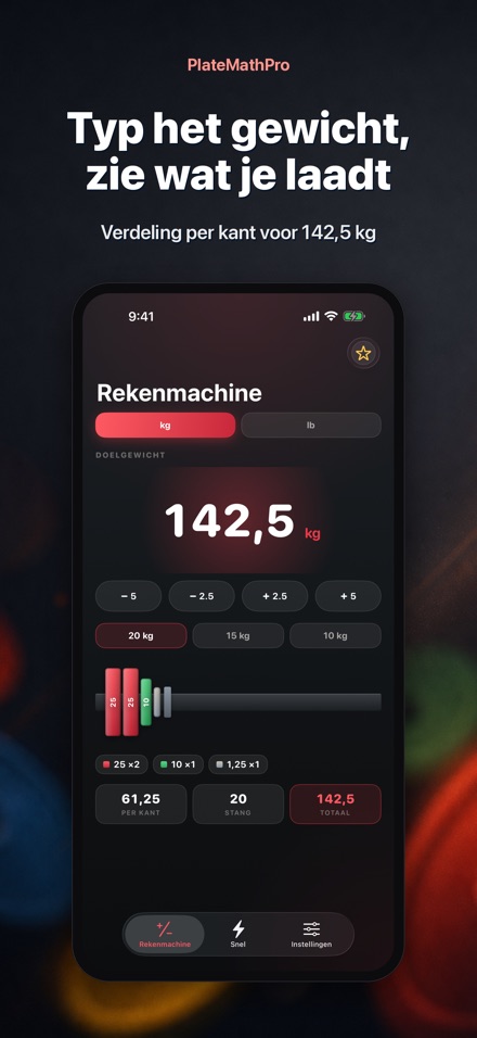 PlateMathPro: Schijven calc