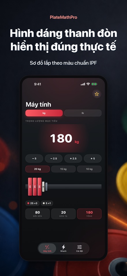 PlateMathPro: Tính bánh tạ 2