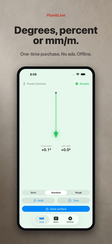 PlumbLine: Level & Plumb 10
