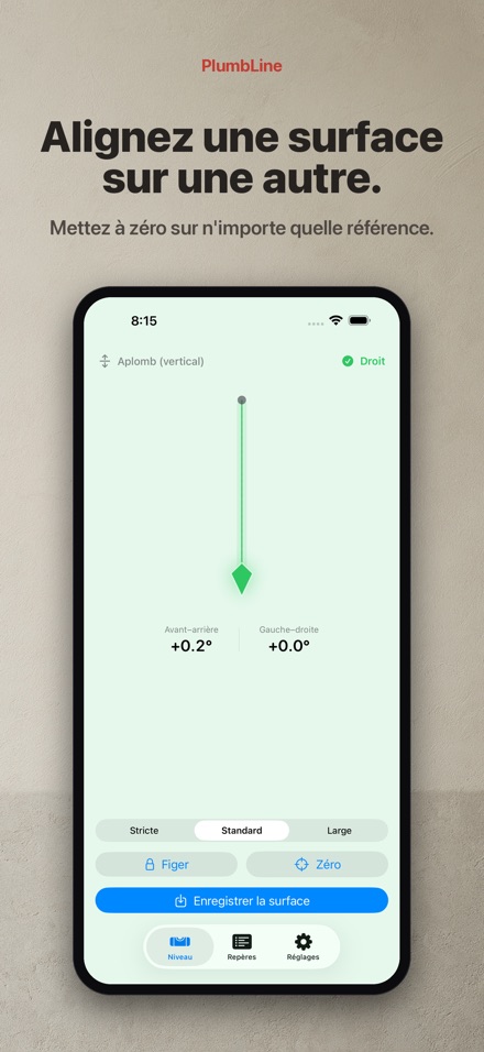 PlumbLine : niveau à bulle 6