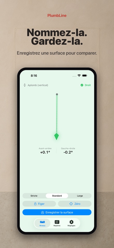 PlumbLine : niveau à bulle 7