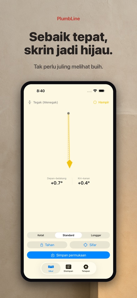 PlumbLine: Alat Aras Digital 2