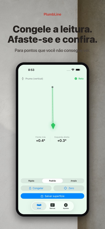 PlumbLine: nível de bolha 9