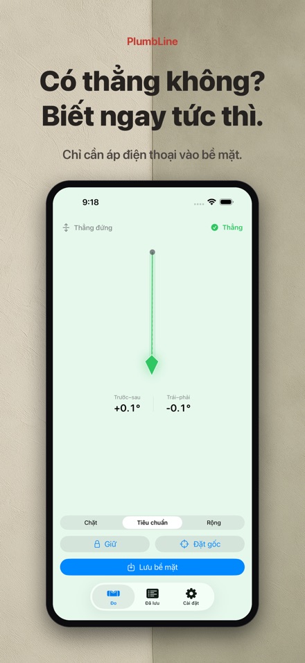 PlumbLine: Thước thăng bằng