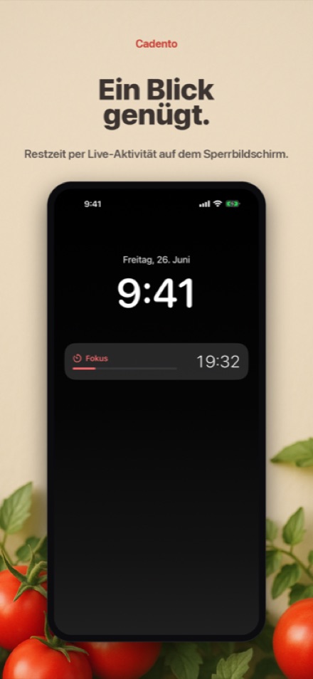 Timer prüfen, ohne zu entsperren