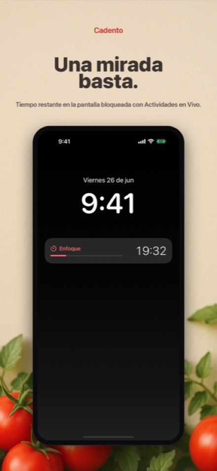 Revisa tu temporizador sin desbloquear el teléfono