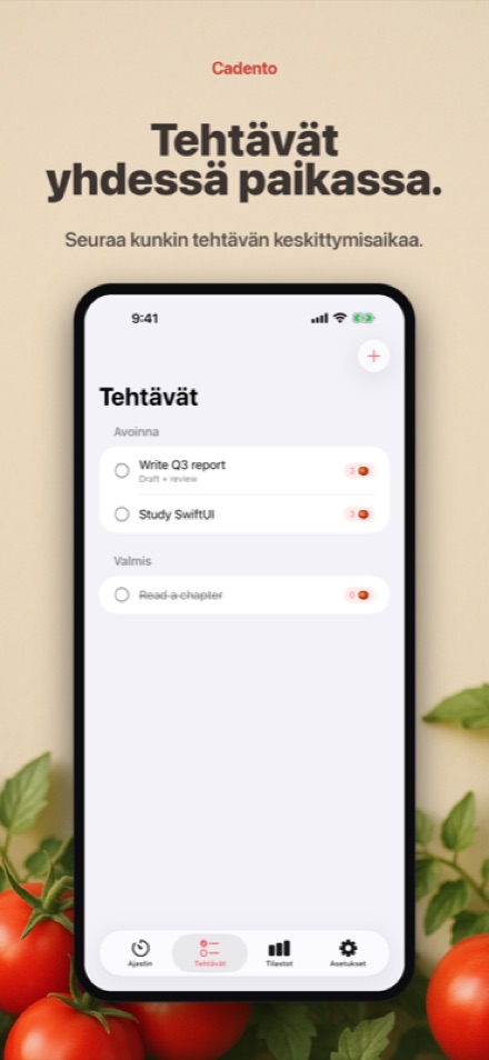 Hallitse tehtävälistaasi