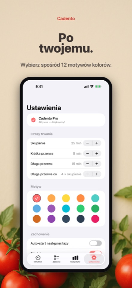 Dostosuj wygląd motywami