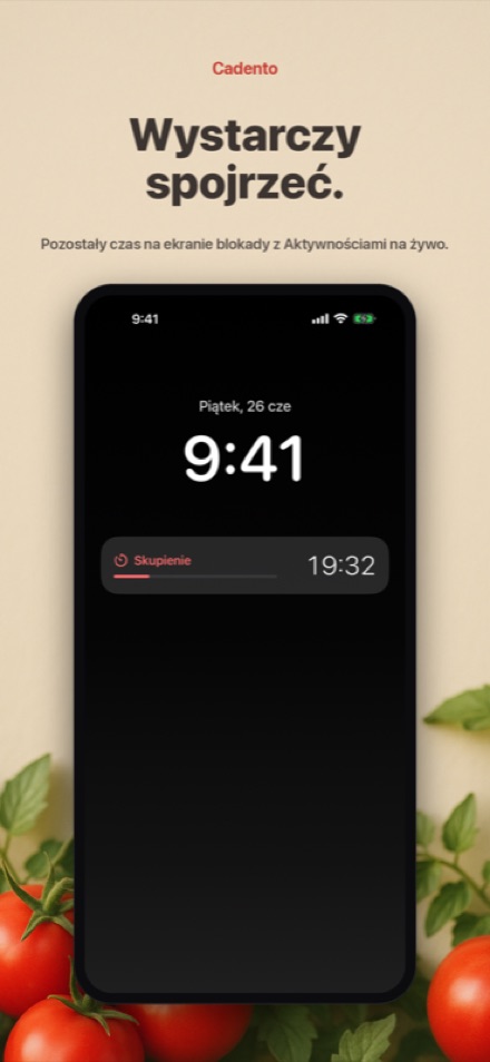 Sprawdź timer bez odblokowywania telefonu