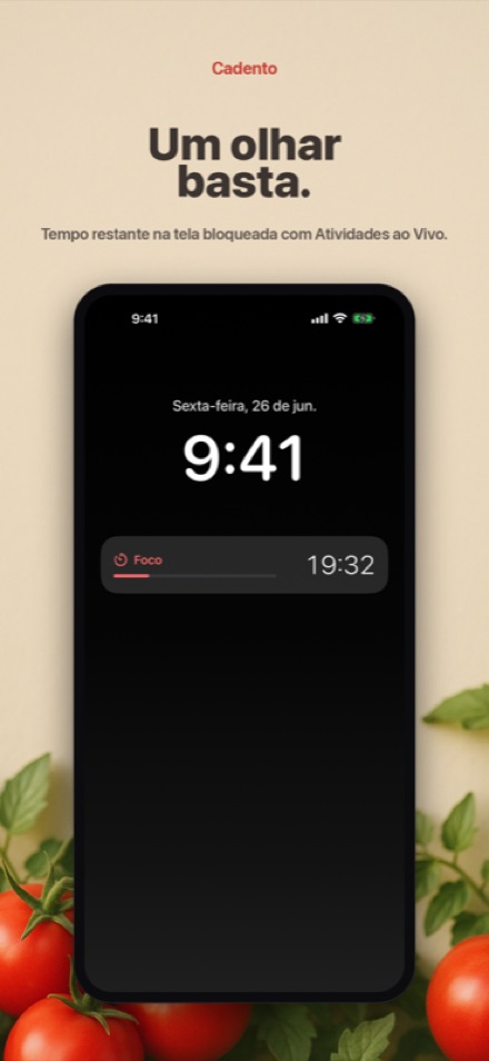 Veja seu timer sem desbloquear o telefone