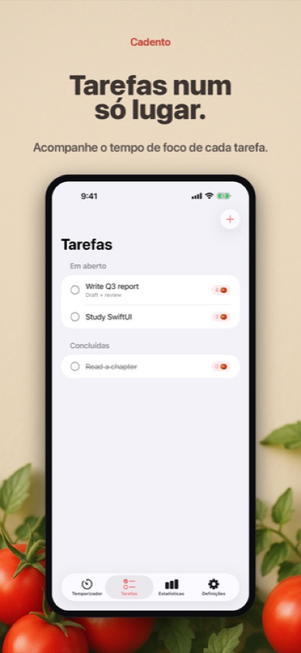 Faça a gestão da sua lista de tarefas